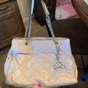 Michael Kors nude/tan purse